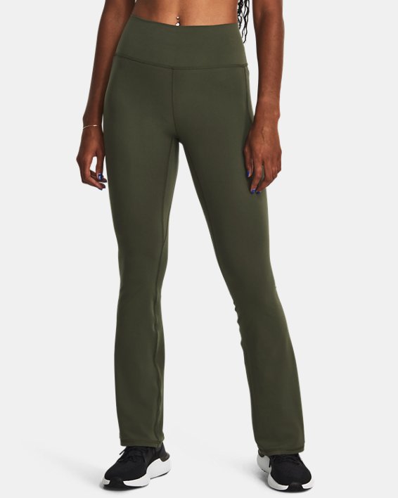 Women's UA Meridian Flare Pants in Green image number 0